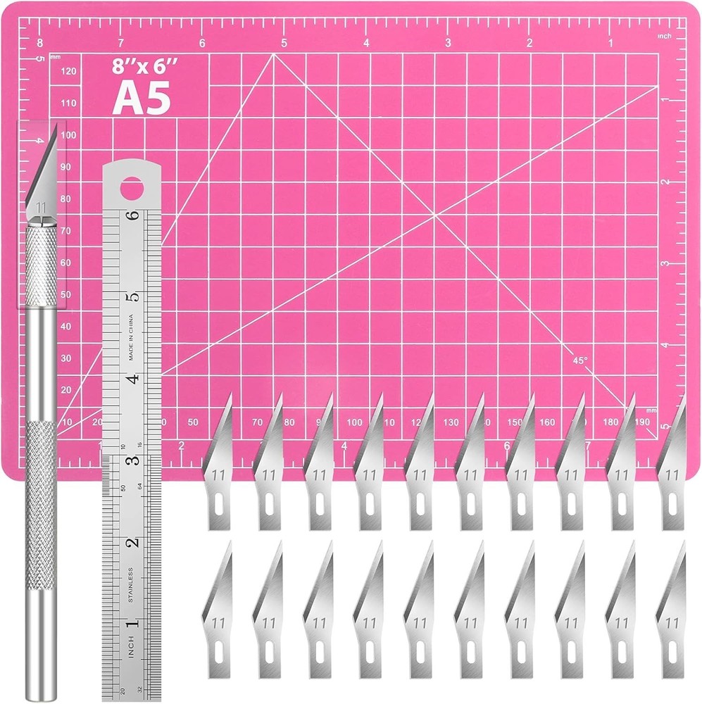 Multi-Purpose Exacto Knife Set: 23 Tools for Art, Stencil & Scrapbooking