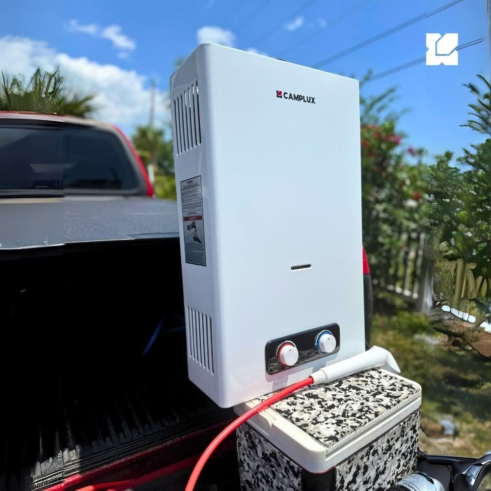 10L Outdoor Tankless Gas Water Heater Camplux On Demand for Spa Hot Tub Camping
