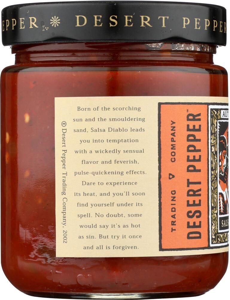Desert Pepper Salsa Diablo - Hot - 16 oz