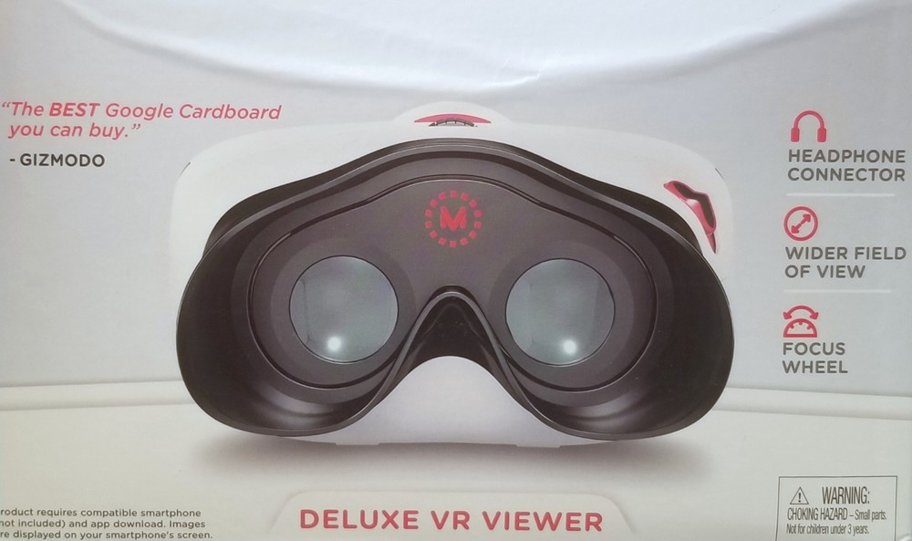 Mattel View Master Virtual Reality Deluxe VR Viewer ONLY, White Red