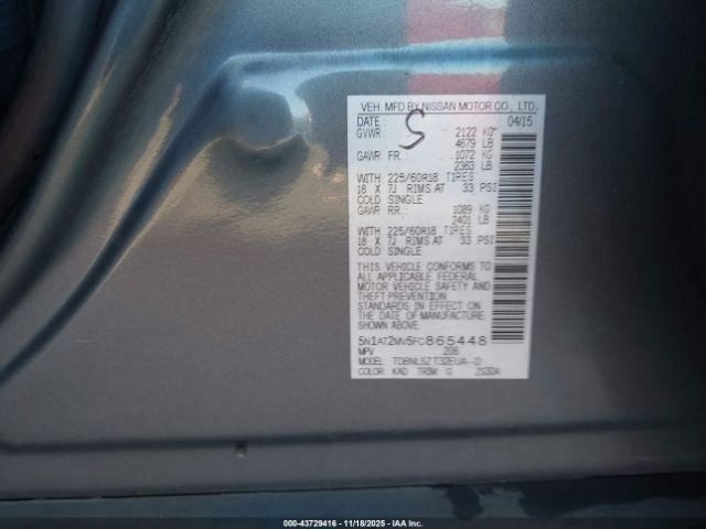 ROGUE 2015 Glove Box 4958089