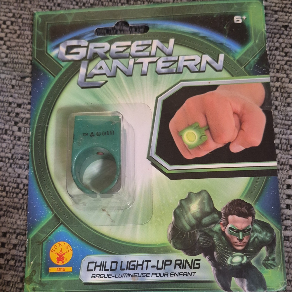 Green Lantern Child Light-Up Ring Costume Accessory