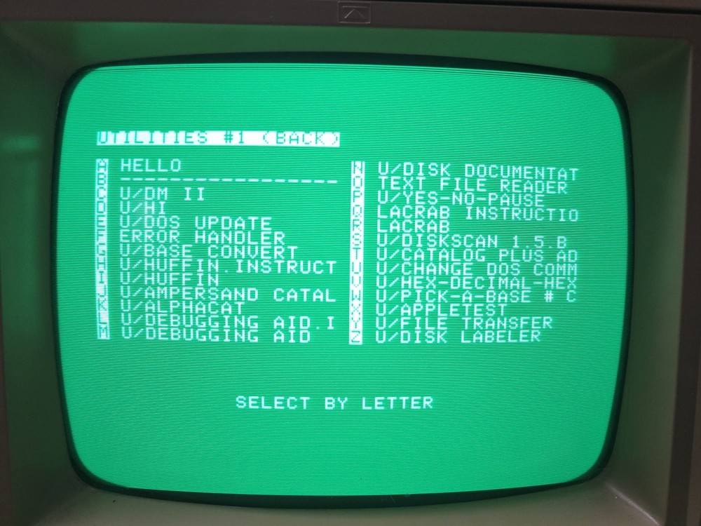 Apple II collection of system and disk utilities including DiskZAP