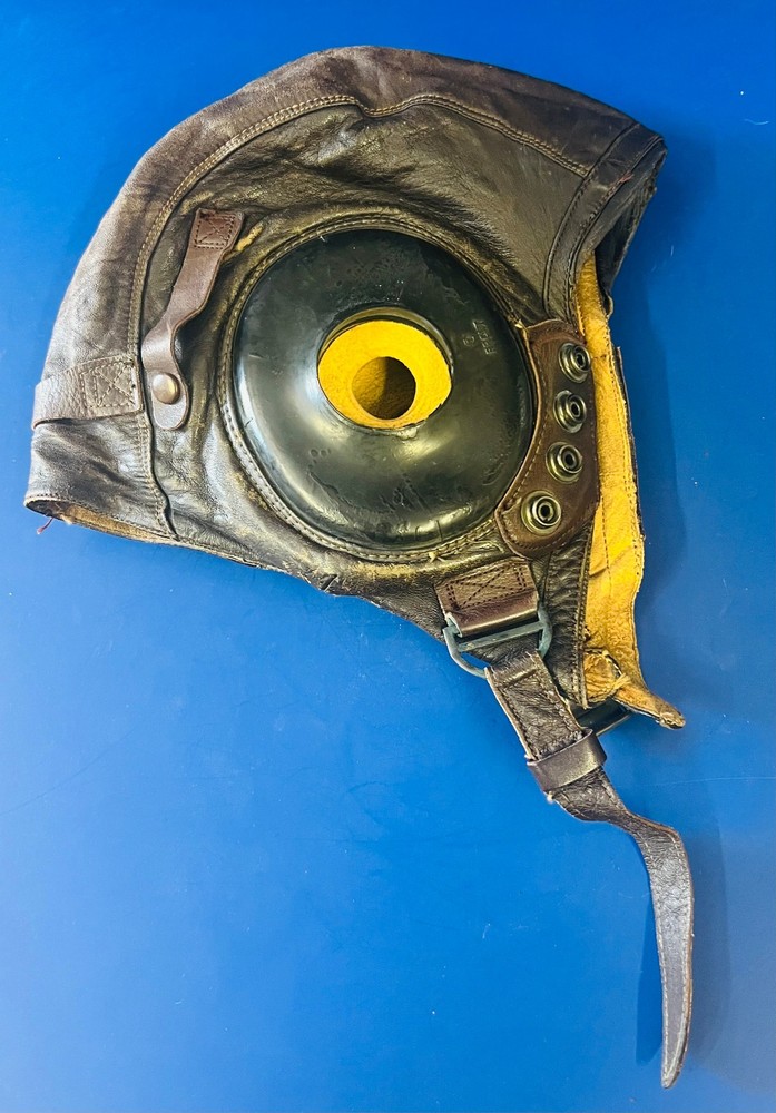 AAF TYPE A-11 INTERMEDIATE LEATHER FLYING HELMET-