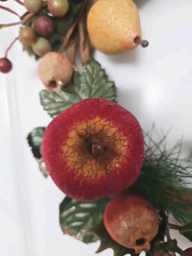 Peach And Wine Haveste Wreath. A4