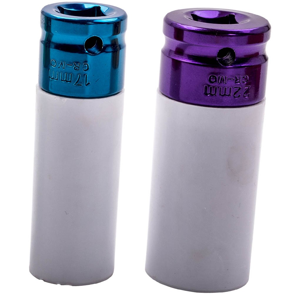 Impact Socket Thin Wall Wheel Protector Lug Nut Remover Installer Tool Kit