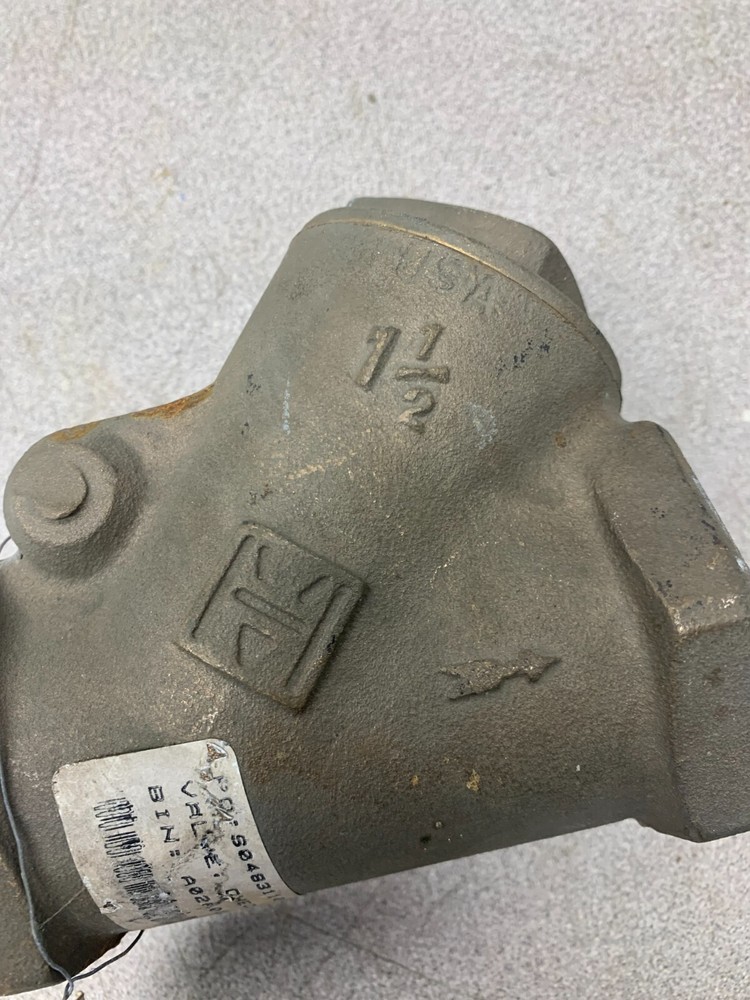 NEW MILWAUKEE 1-1/2" BRONZE SWING CHECK VLAVE Y-PATTERN