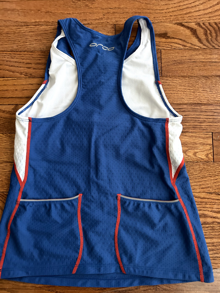 ORCA womens sleeveless tri cycling top size small