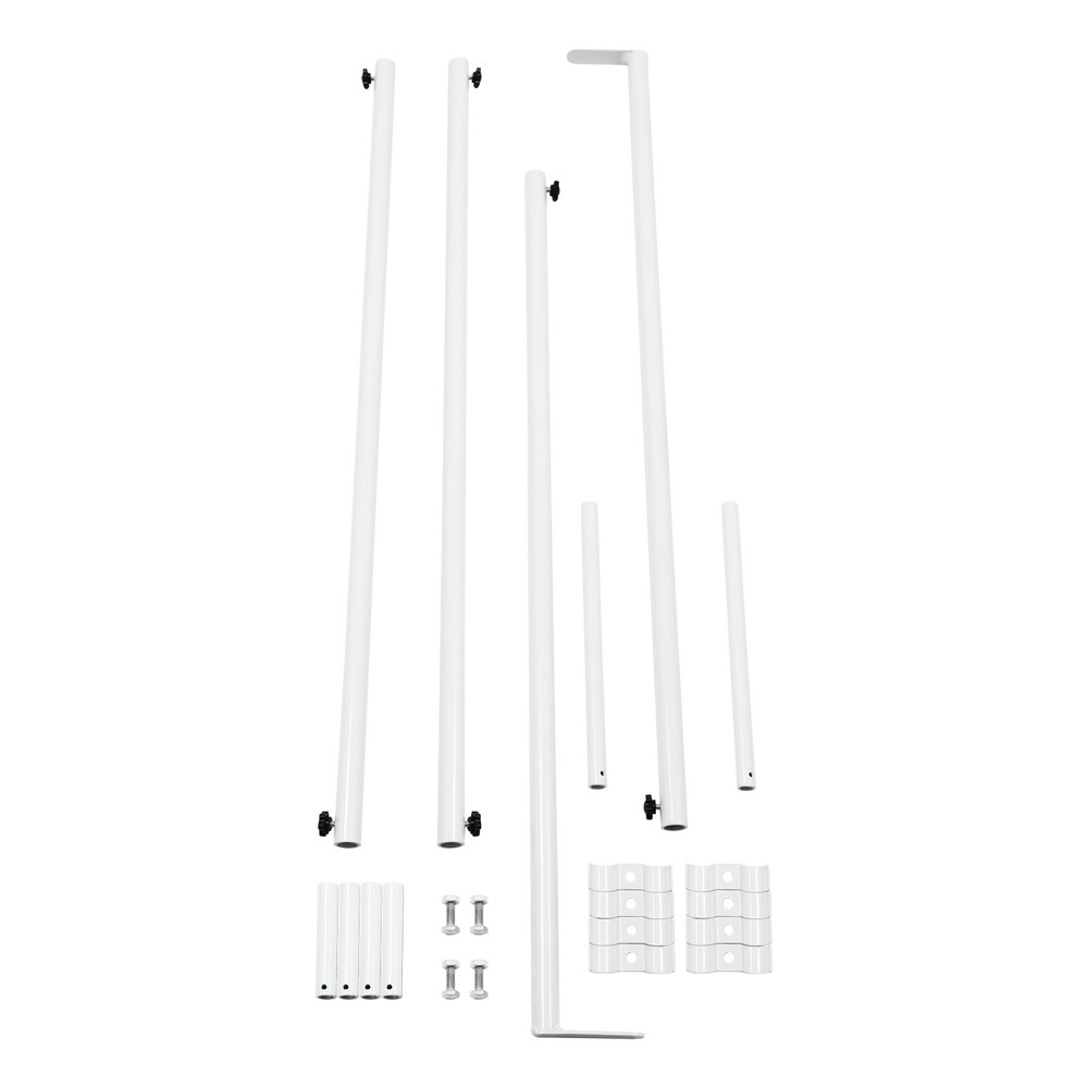 DJ Light Stand, 7×8ft Aluminum Lighting Bar Support for Stage Events
