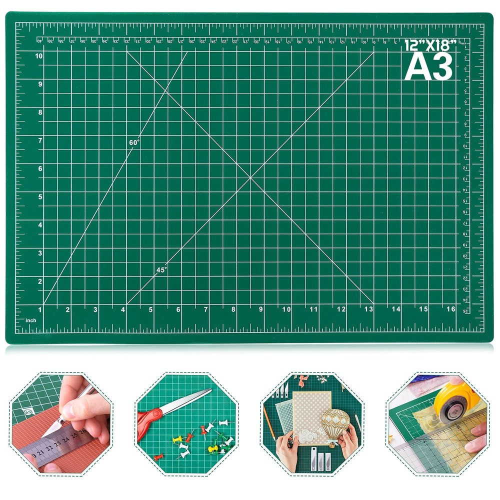 Double Sided Cutting Board For Sewing Crafts Hobby Fabric Precision Scrapbooking