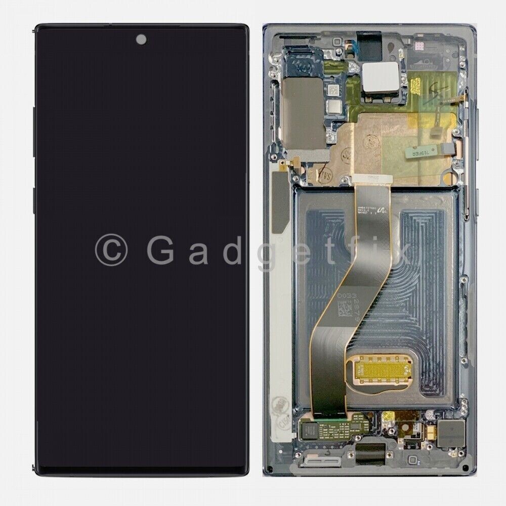 For Glow Samsung Galaxy Note 10 Plus OLED Display Touch Screen Frame Replacement