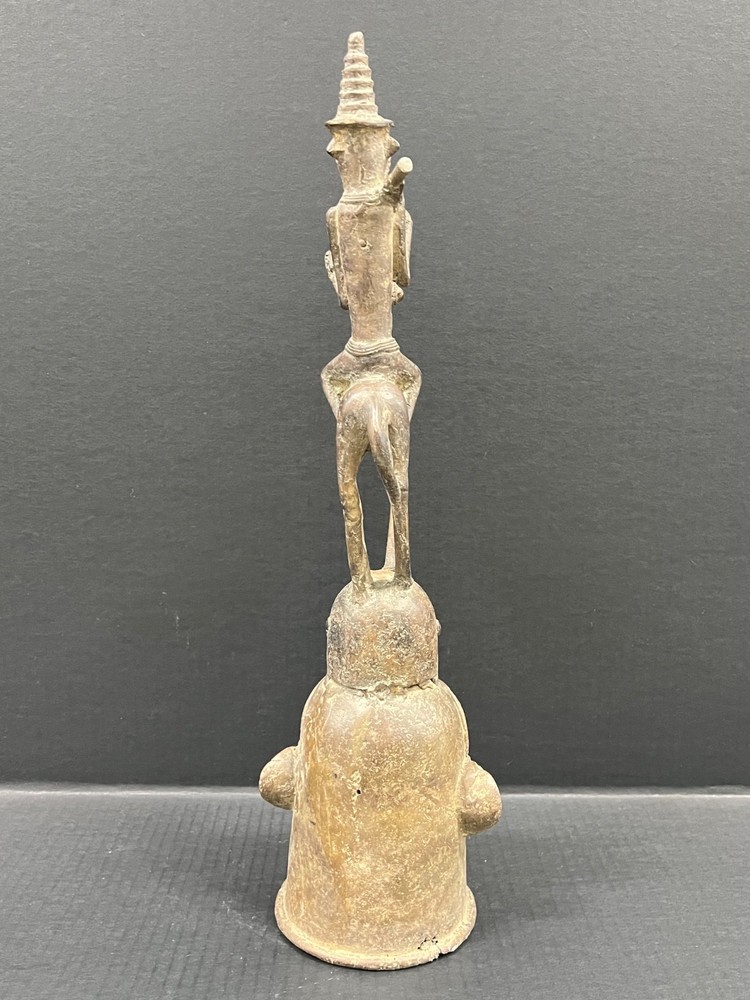 AFRICAN ART CHAD BRONZE BELL