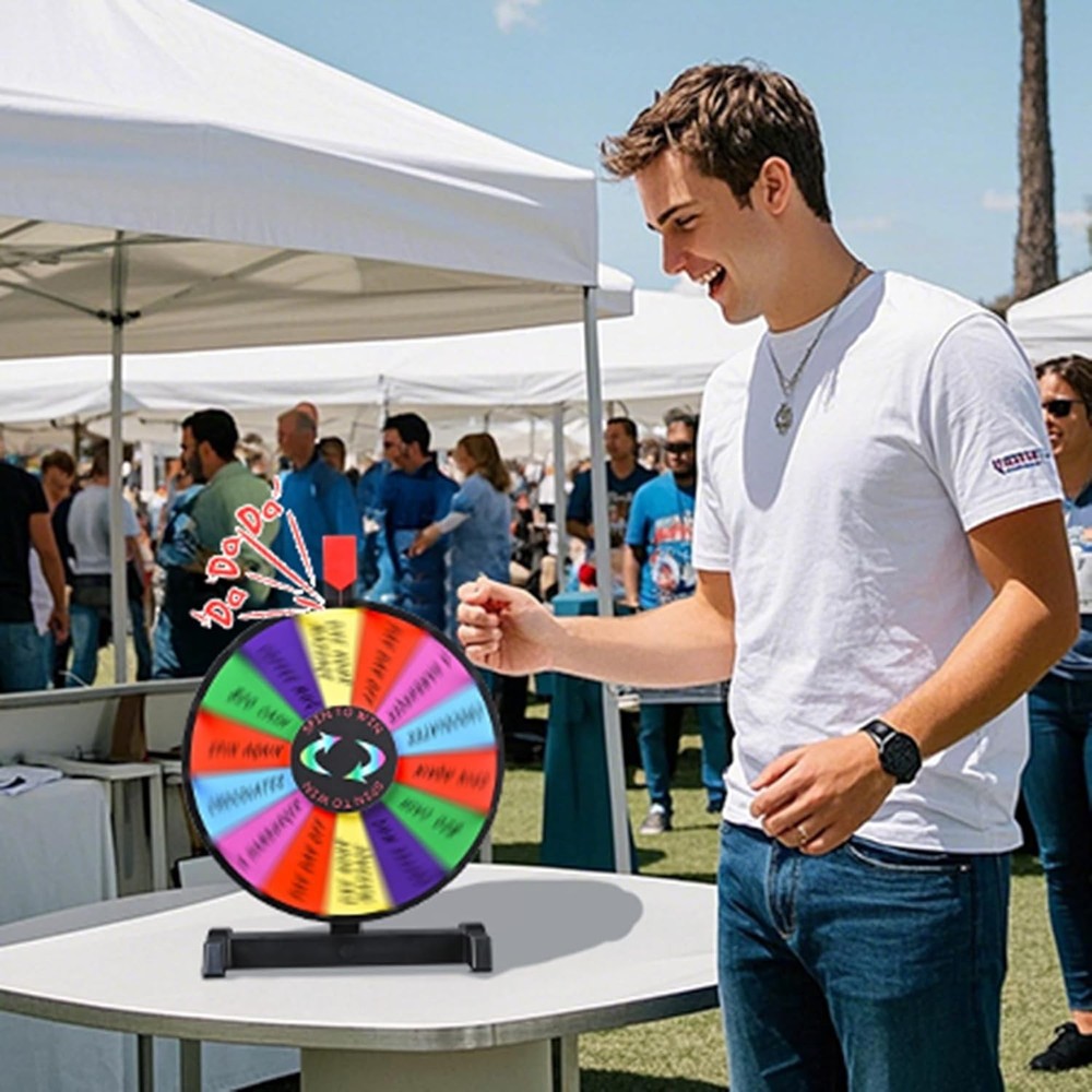 12" Prize Wheel Tabletop Spinner Game