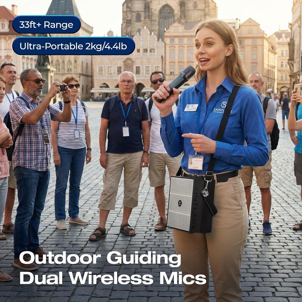 WinBridge S97 Portable PA Speaker Bluetooth Mic Amplifier