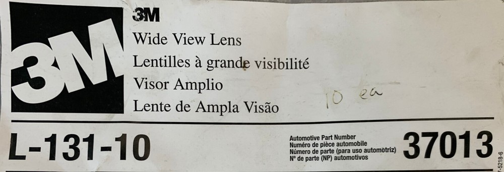 3M 37013 Single Wide View Lens L-131-10