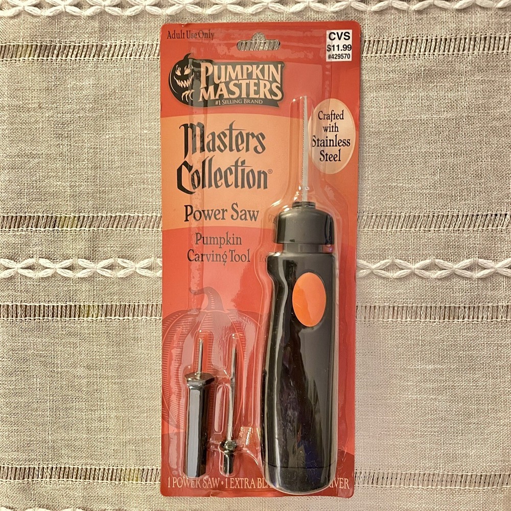 New Pumpkin Masters Power Saw with Carving Tools