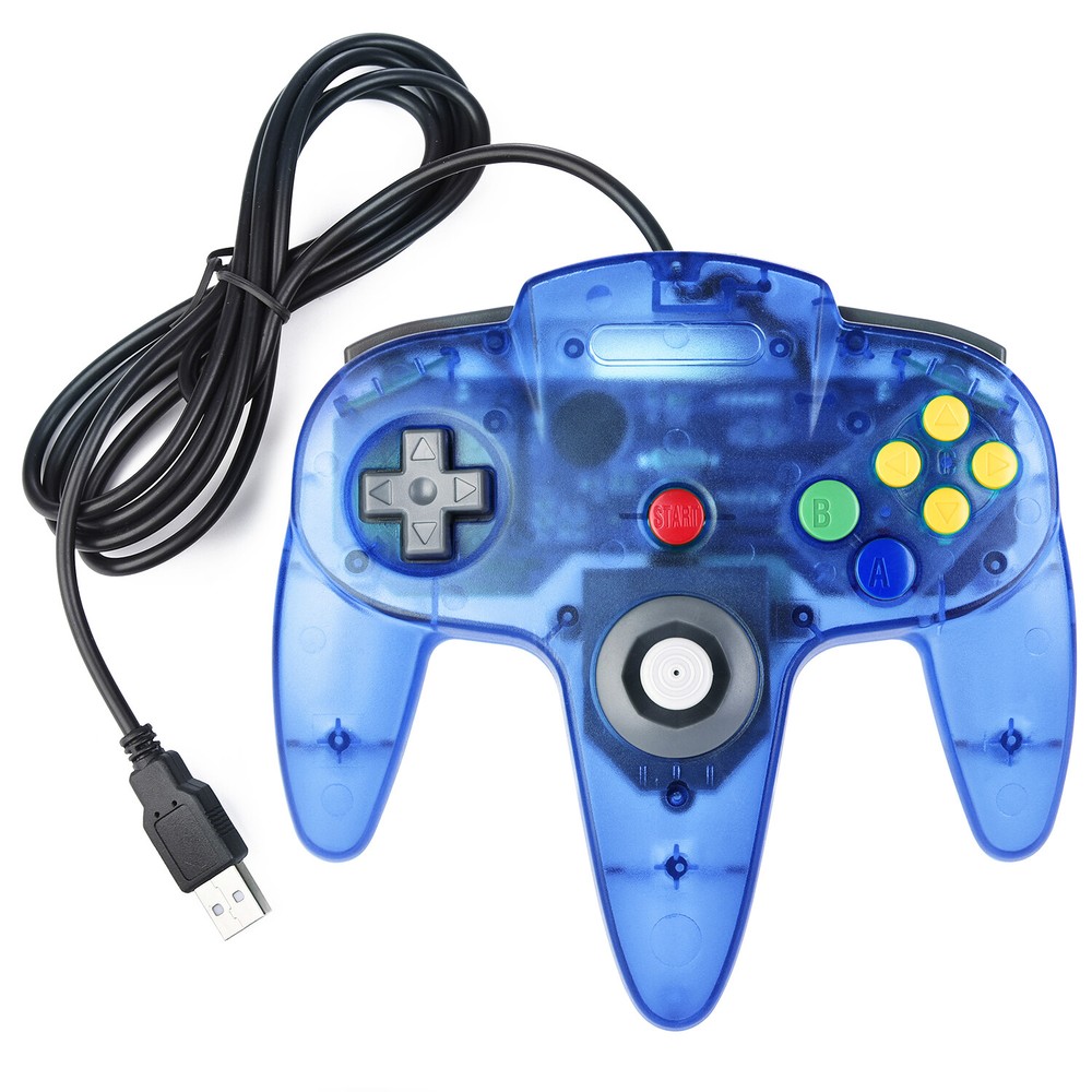 N64 USB Controller Gamepad Joystick Joypad for Windows PC MAC Linux Raspberry Pi
