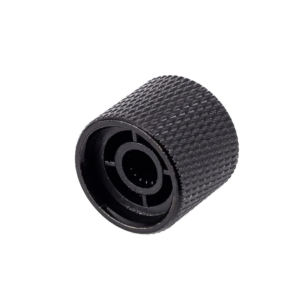 4Pcs Black Metal Guitar Control Knob Volume Tone Dome Knobs