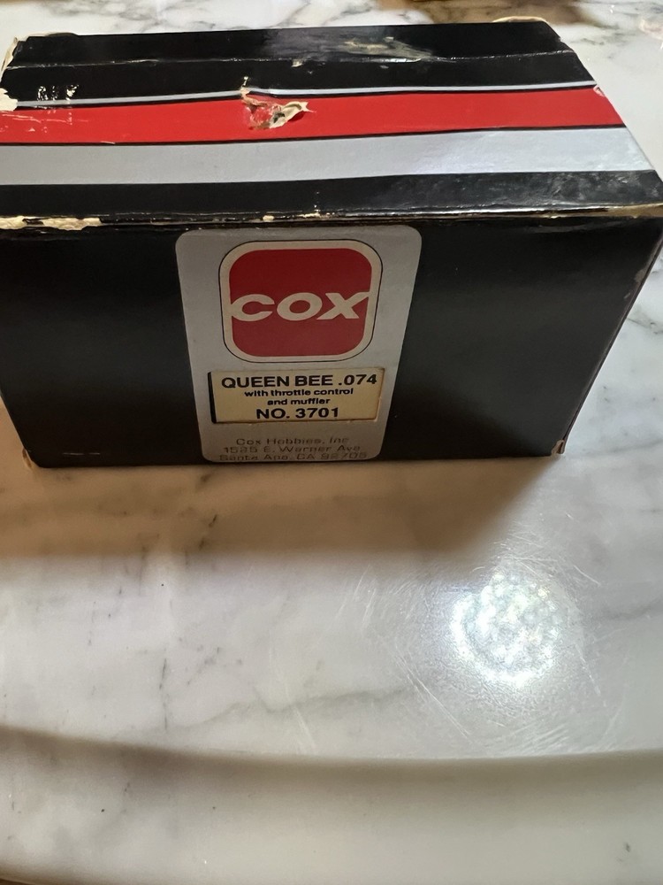 Cox Queen Bee .074 RC Engine Never Used. Original Box No Paperwork