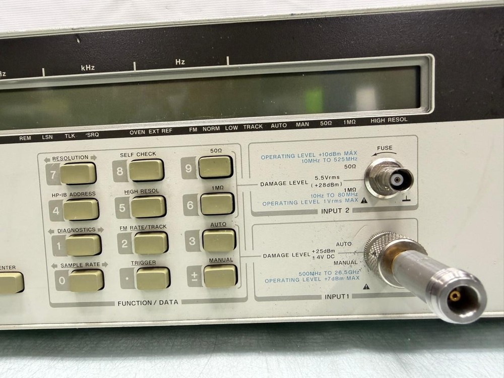HP Hewlett Packard 5351B Continuous Wave Microwave Frequency Counter