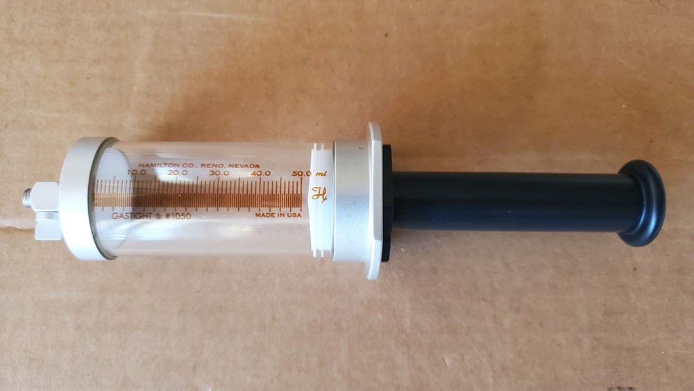 Hamilton 50 mL Model 1050 SL, Large Removable Needle NO NEEDLE