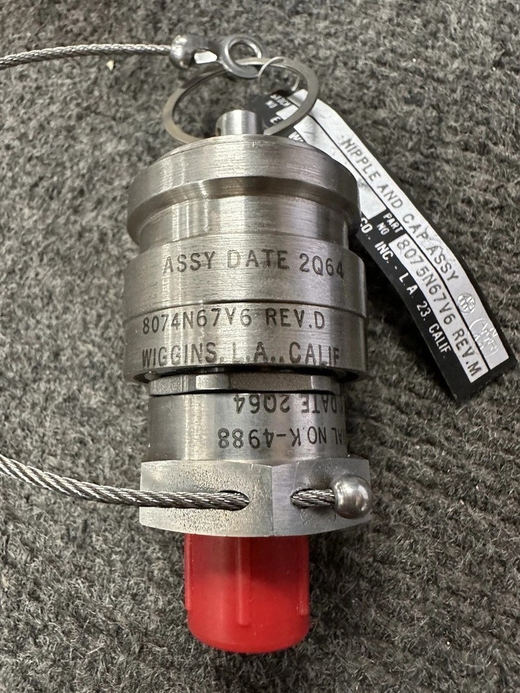 15 New Wiggins Quick Disconnect Coupler 8075N6 7V6 Dated 1964