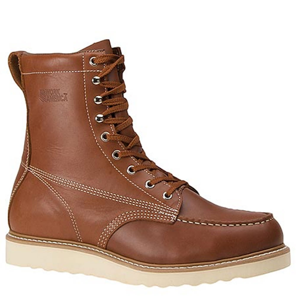 Work America Men's 8" Steel Toe Work