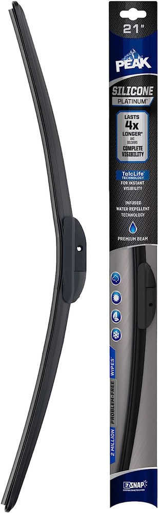 PEAK Silicone Platinum 21" Front Windshield Wiper Blade, Pack of 1