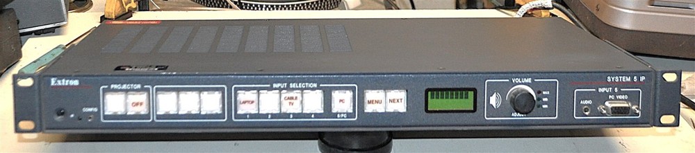 Extron System 5 IP Switcher with Front Panel Control Commercial Surplus Good