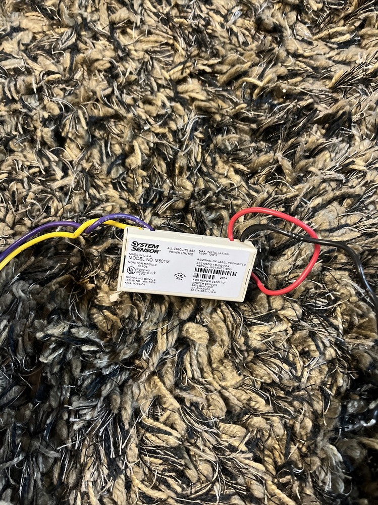 System Sensor M501M Fire Alarm Addressable Monitor Module