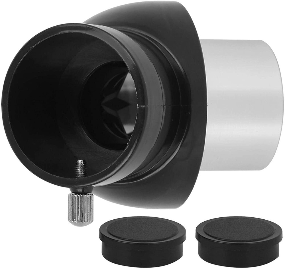 Astronomical Telescope 45° Round Angle Diagonal Mirror 1.25'' Mount Eyepieces