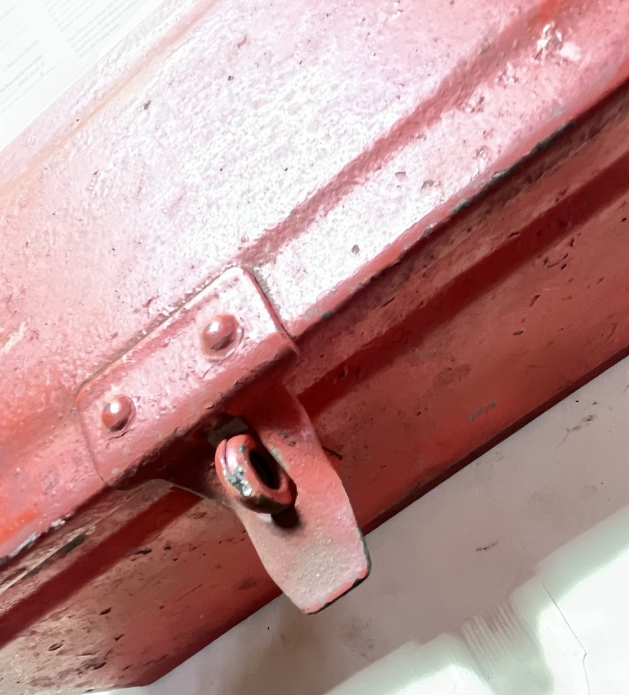 Vintage Farm Tractor Tool Box Used