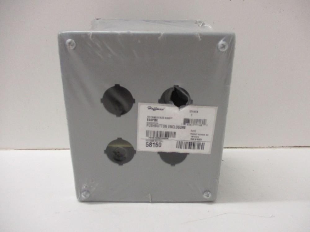 *NEW* HOFFMAN E4SPBX PUSH BUTTON ENCLOSURE