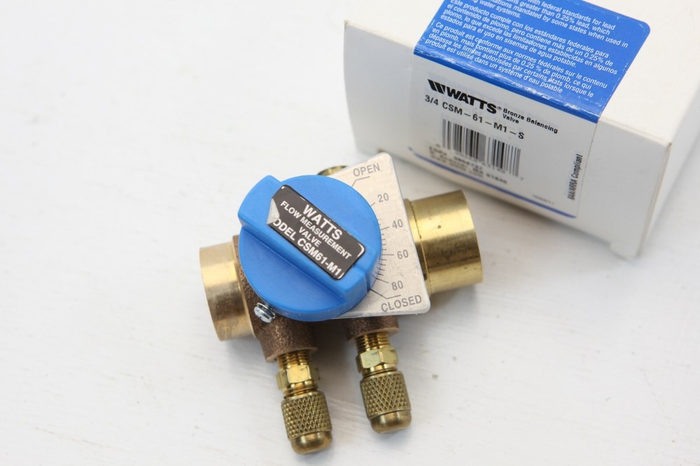 Watts Bronze Balancing Valve with Position Indicator 3/4" CSM-61-M1 0856737