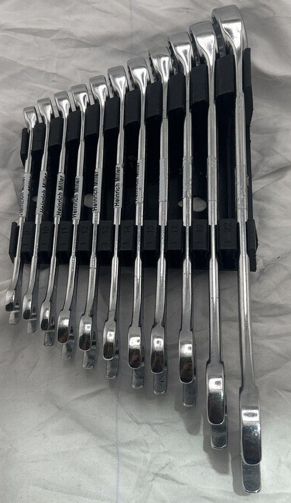 ZEBRA Combination Wrench Assortment – 11 Pieces with Insert (Metric)