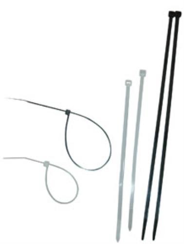 ATD 20411 11�� Black Uv Stabilized Nylon Cable Ties, 100 pc.