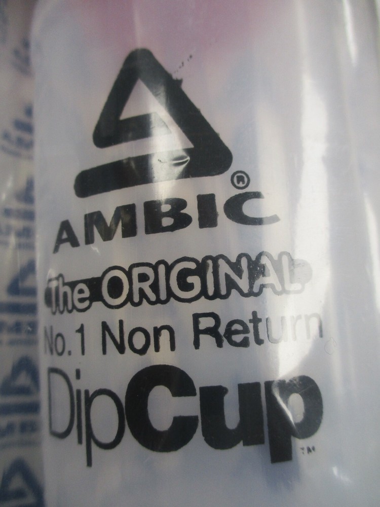 Ambic - Non Return Dip Cup - Teat Dipper - Orange