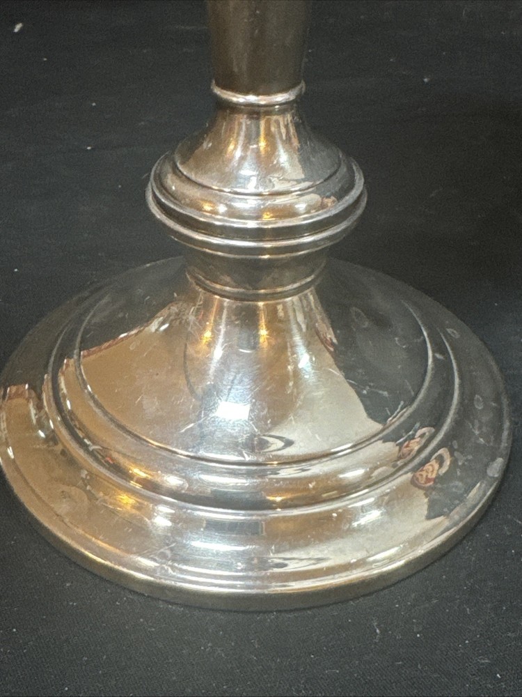 Vintage Gorham Silver Plate 3 Arm Candlestick Electroplated