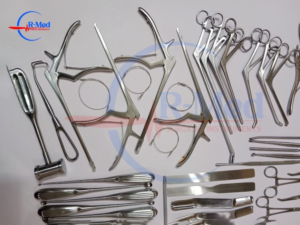 Basic Craniotomy & Laminectomy Surgical Orthopedic Spinal Instruments 78 Pcs Set