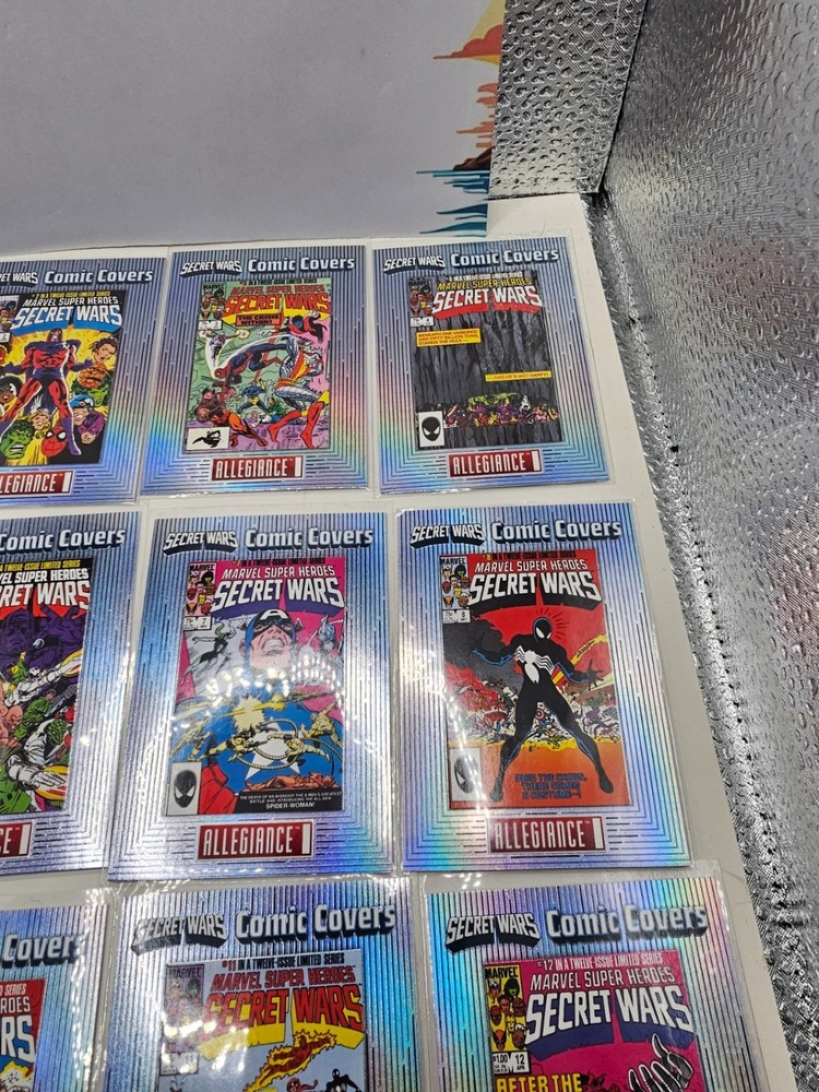2024 Marvel Allegiance Secret Wars 1984 COMIC COVERS Complete Set CC1-CC12