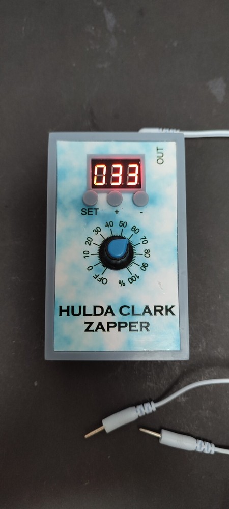 Hulda Clarck’s Protocol Gadget Multi Frequency Zapper with Copper, Silver-Orgone