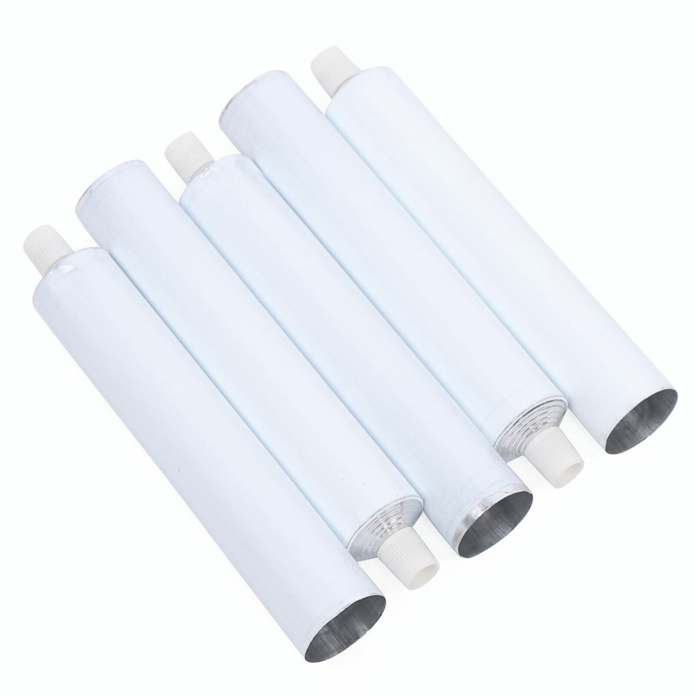 100 Pcs 100ml Empty Unsealed Toothpaste Tubes Needle Cap Full Box Aluminum USA