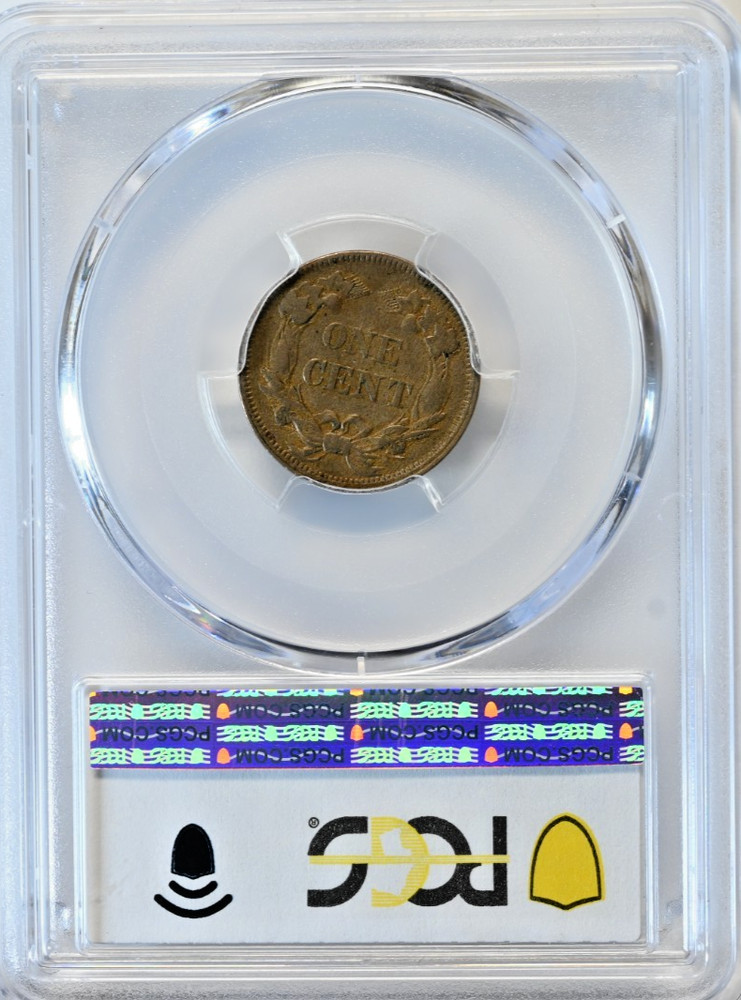 1858 1C Flying Eagle Cent Coin SMALL LETTERS PCGS XF40 #2020