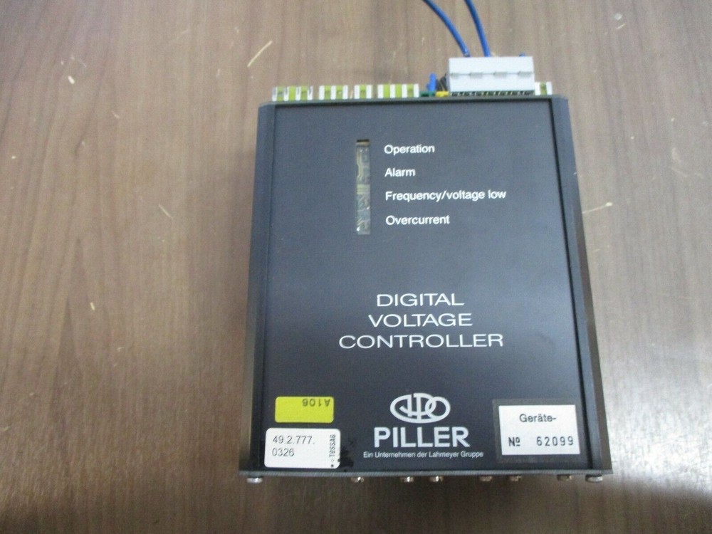 Piller Digital Voltage Controller 49.2.777.0326 Used