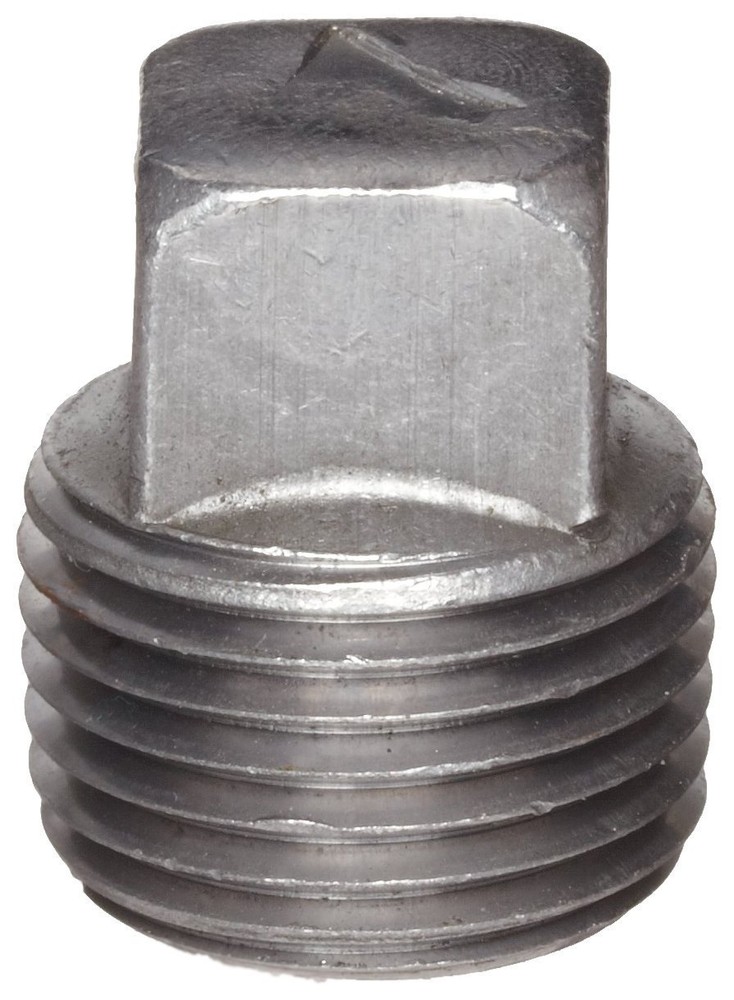 High Pressure Steel Fitting 1/2" Plug  Square Head 5000 psi