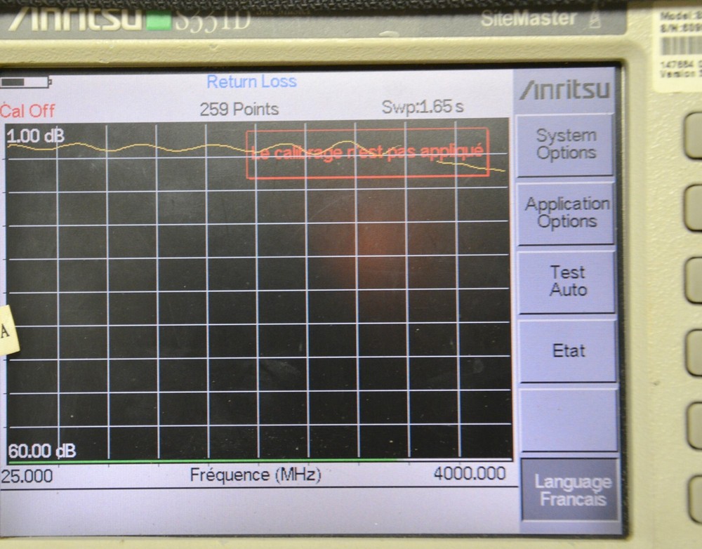 Anritsu S331D SiteMaster Cable Antenna Analyzer Option 3 Color Screen