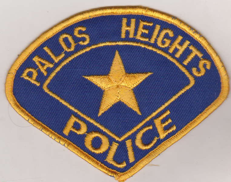 Palos Heights IL Police non shield shape older patch
