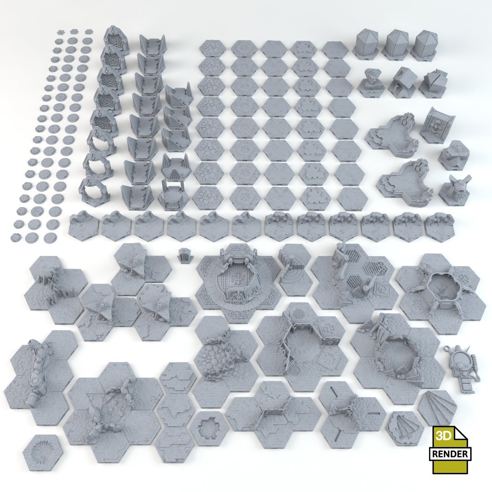 Blackstone Fortress Tile Set Deluxe Edition