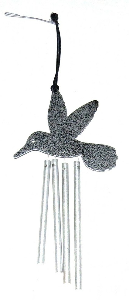 Hummingbird Wind Chime Silvertone