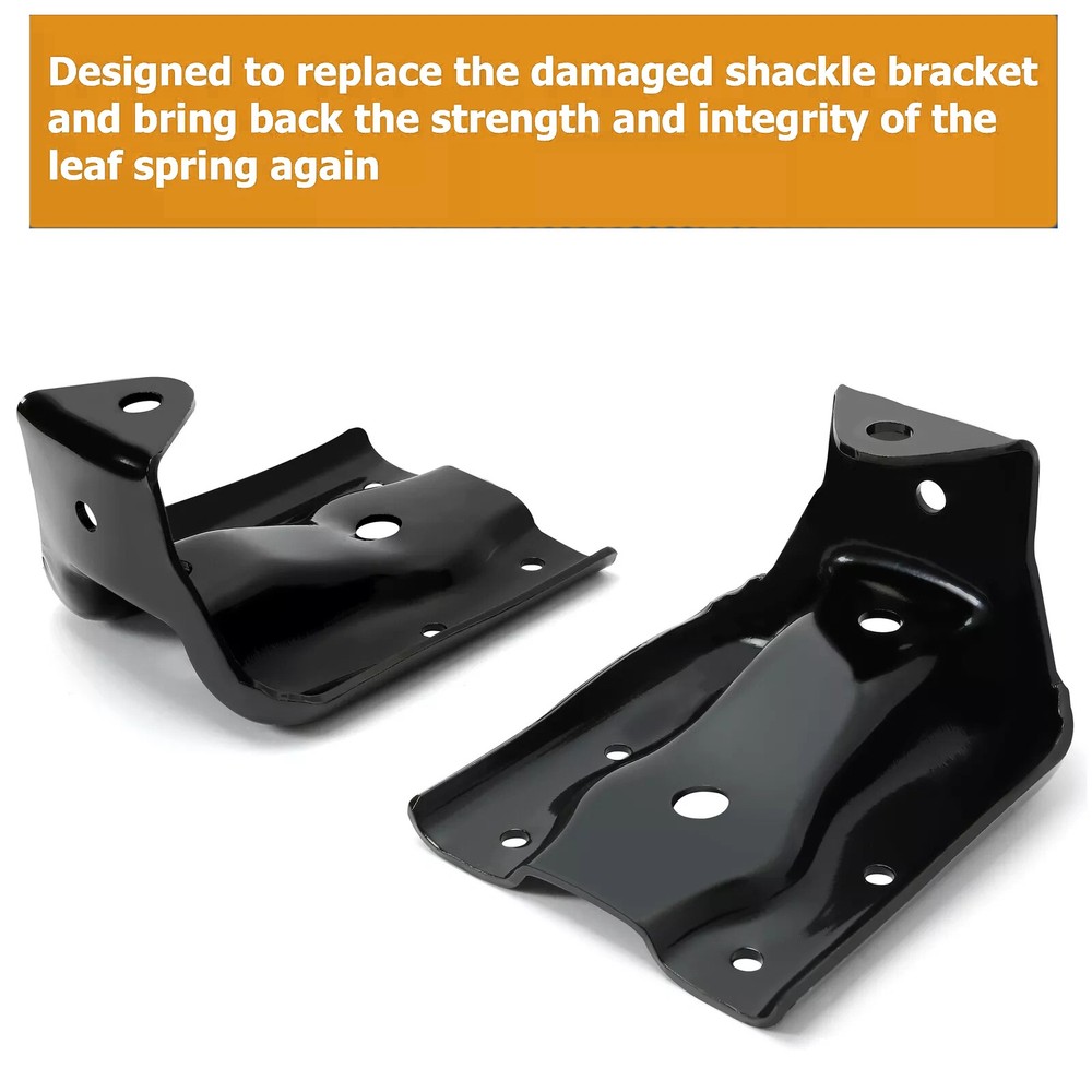 Rear Leaf Spring Hanger Bracket and Shackle Kit For Chevy Silverado GMC Sierra